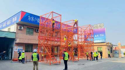 深基坑安全梯笼与脚手架在天津路桥施工中的重要性及厂商选择