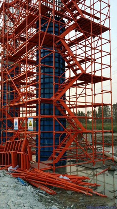 通达基坑安全爬梯 工程安全爬梯与桥梁施工安全梯笼的重要性与应用