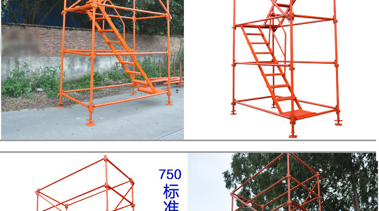 香蕉式安全爬梯 高墩与桥墩施工安全梯笼的核心保障